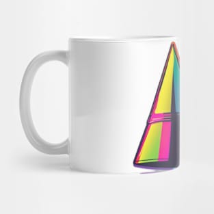 Neon Prism Spectrum - Vibrant Geometric Design No. 958 Mug